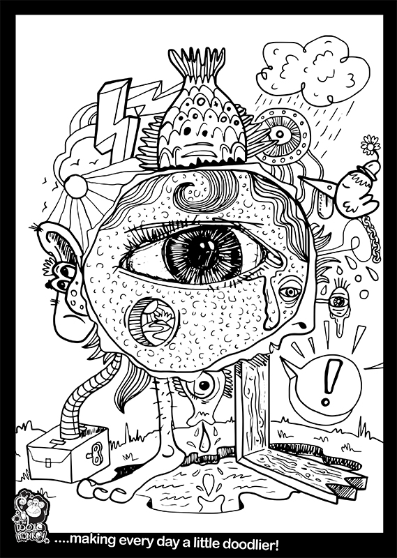 Face the truth colouring sheet