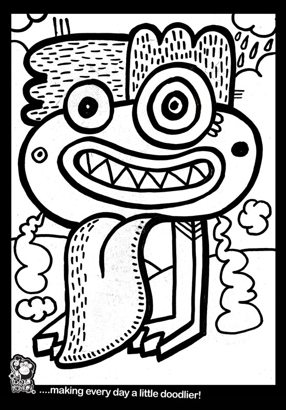 Smile even if it's bad colouring sheet