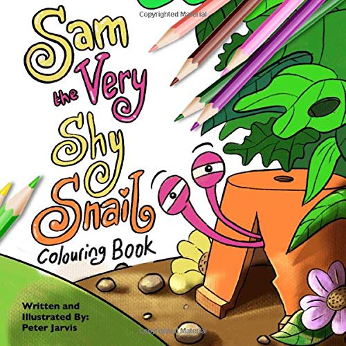 Sam the Very Shy Snail Colouring Book